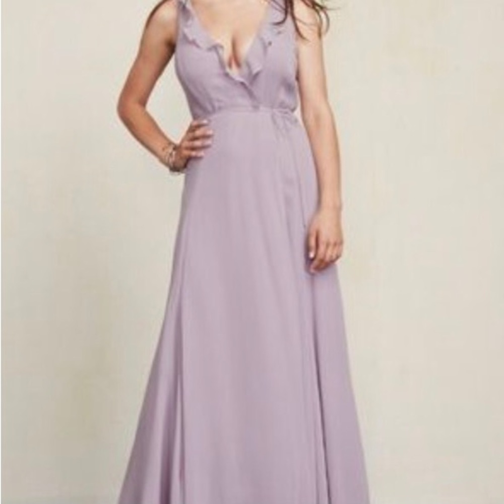 Reformation Arabella Dress in lavender -S NWT
